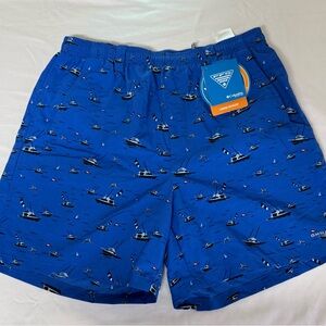 Columbia Nautical Blue Swim Trunks